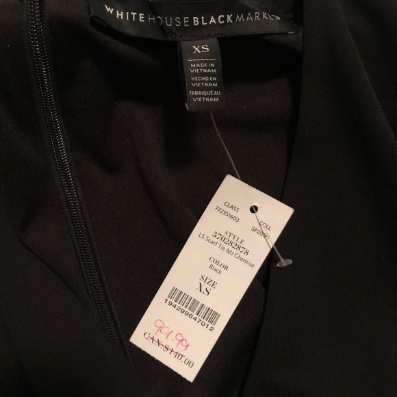 Black Collar Shift Dress!! - Picture 5 of 5